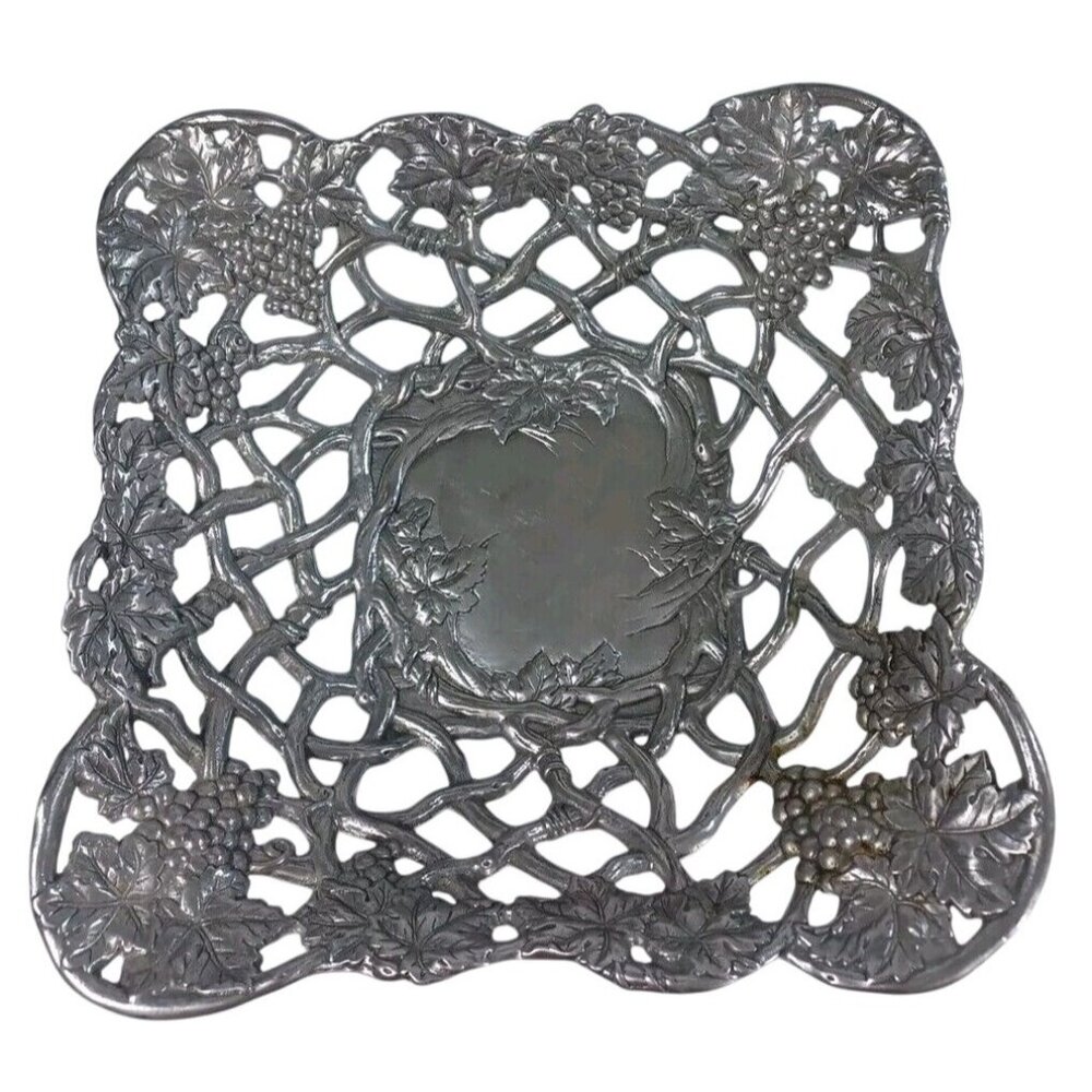 Arthur Court 1996 Large Reticulated Grapevine Bread Fruit Centerpiece Basket Vtg - Picture 5 of 9